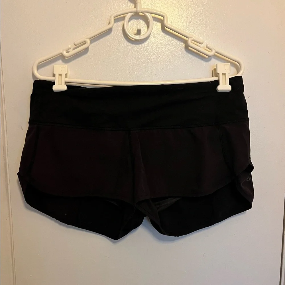 Black Lululemon Shorts - Picture 1 of 2